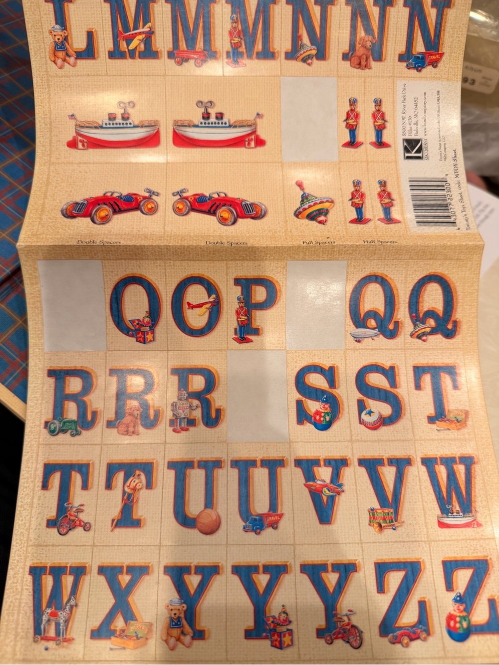 📚 K & Company “Frame A Name” Personalized Photo Album – Tommy’s Toys Theme - Picture 6 of 9